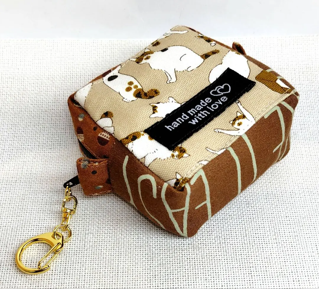 手工製作✬迷你方形小包(三毛貓) 的縮圖