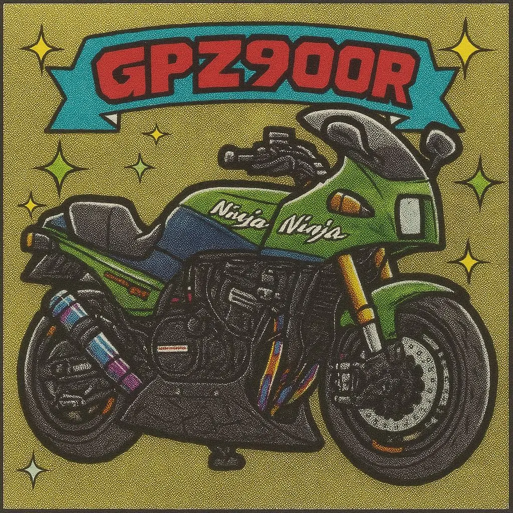 カワサキ純正新品　gpz900r ステッカー　デカール　Ninja ニンジャ カワサキ純正新品 gpz900r ステッカー デカール Ninja ニンジャ