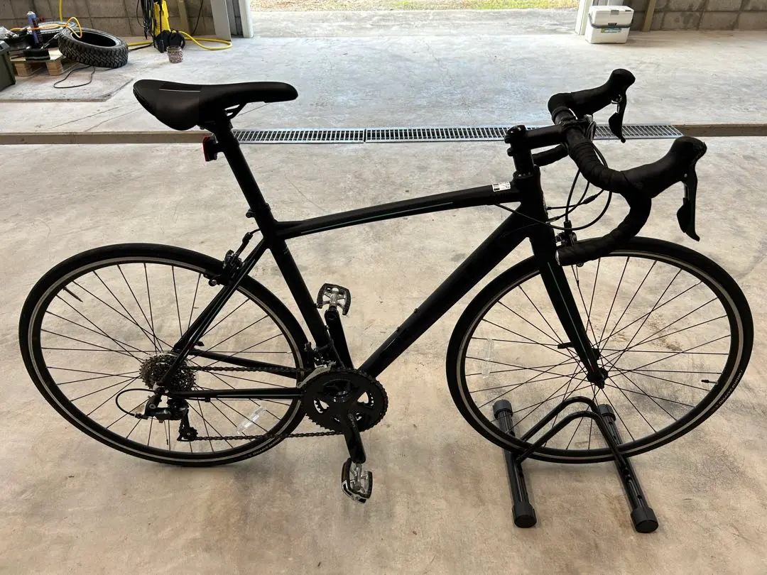 【2025年5月購入】Bianchiベルガモ47 マットブラック　手渡し限定 BERGAMO（ベルガモ）ロードバイク あさひ限定 ロードバイク 自転車