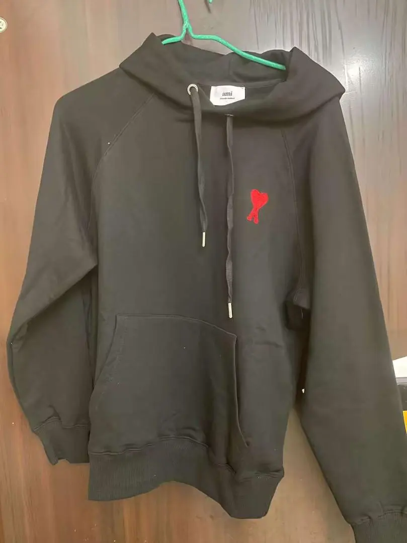 Thumbnail of AMI × L Front Pocket Hoodie - Black - L