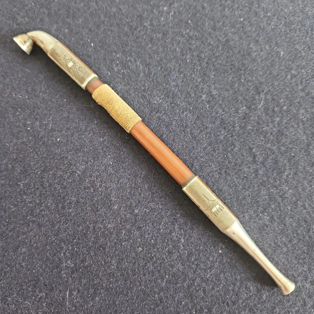 キセル　煙管　象嵌　純金　鹿骨　骨董　古美術　和美術 楽天市場】キセル 喫煙具（アート・美術品・骨董品・民芸品