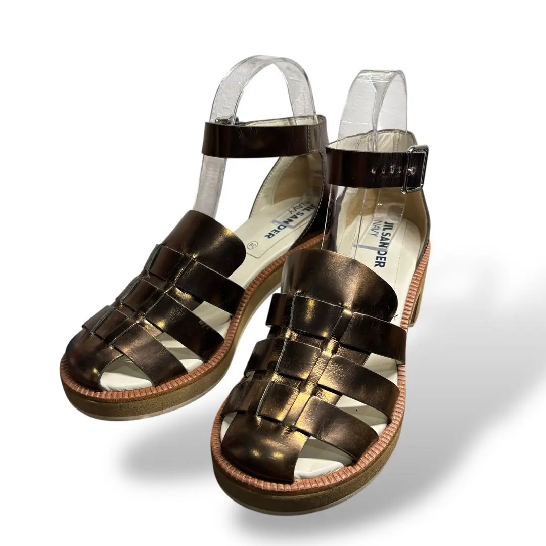 JIL SANDER NAVY サンダル(超美品) 2025年最新】JIL SANDER NAVY レディース サンダル・ミュールの