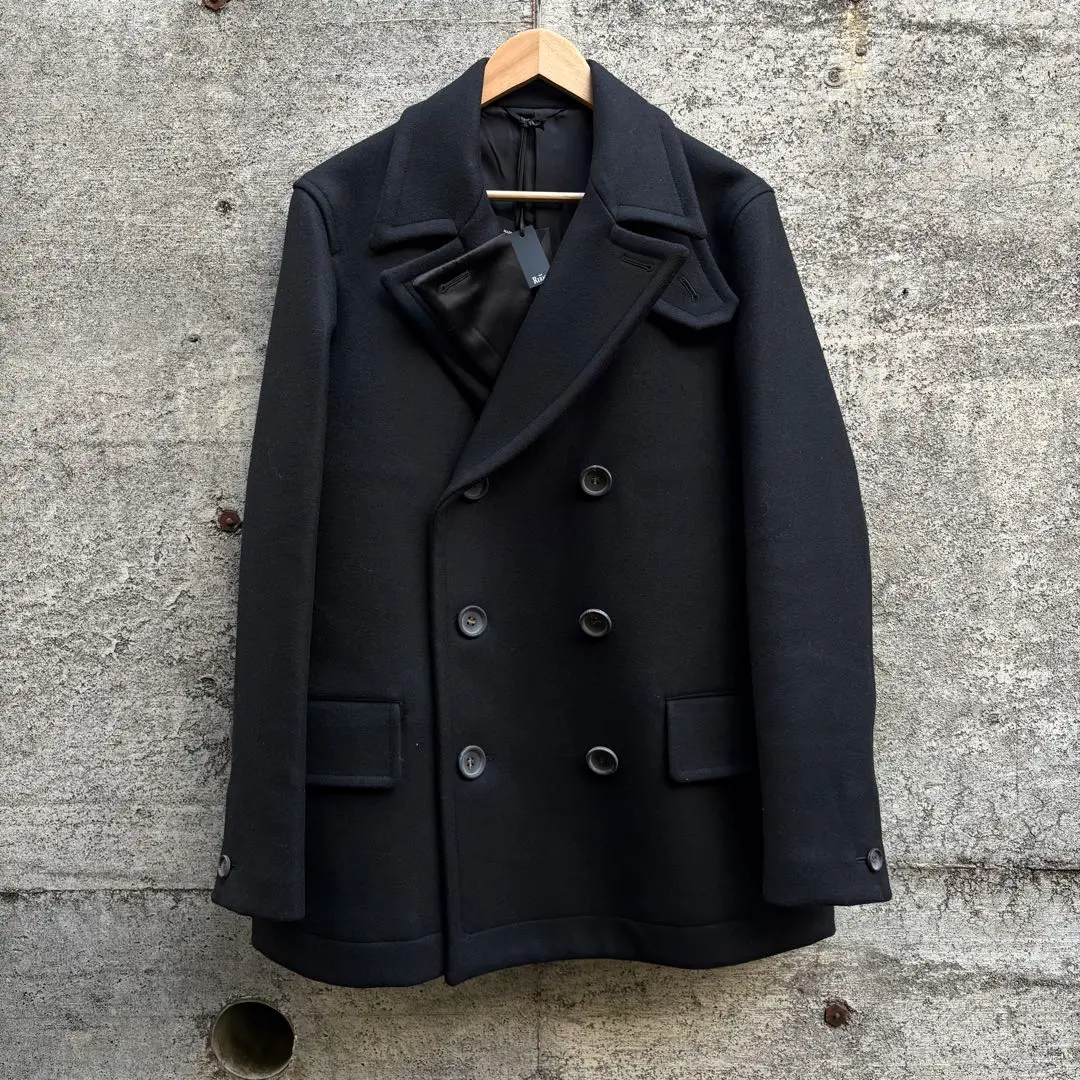 美品　THE RERACS リラクス　シルク　ウール　コート　ブラック　ウール gufo presents STYLED 2024 F/W 』 | gufo