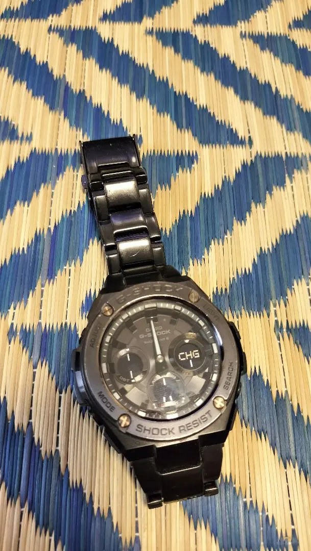 【最終値下げ】カシオG-SHOCK GST-W110BD 電波ソーラー 極美品 箱説付G-SHOCK GST-W110BD-1BJF G-STEEL/Gスチール タフ