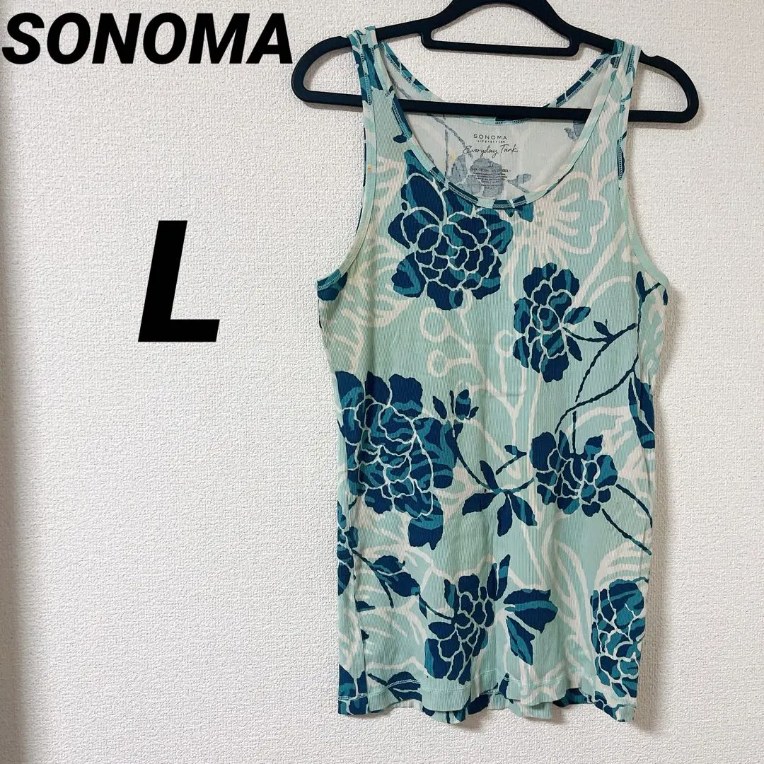 Thumbnail of SONOMA Everyday Tank Floral Tank Top 【L】Vintage Clothing