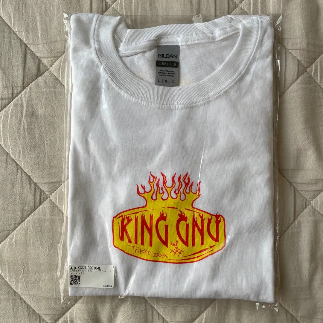 【新品未開封】KingGnu ceremony キングヌー セレモニー tシャツ KingGnu キングヌー スタジアム公式Tシャツ CEREMONY サイズL