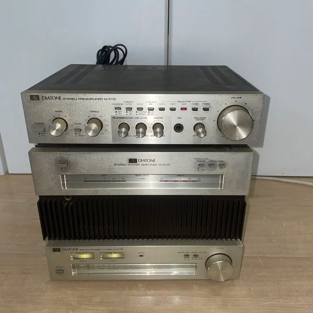 diatone M-A05 M-P05 M-F05 簡易動作確認 アンプ