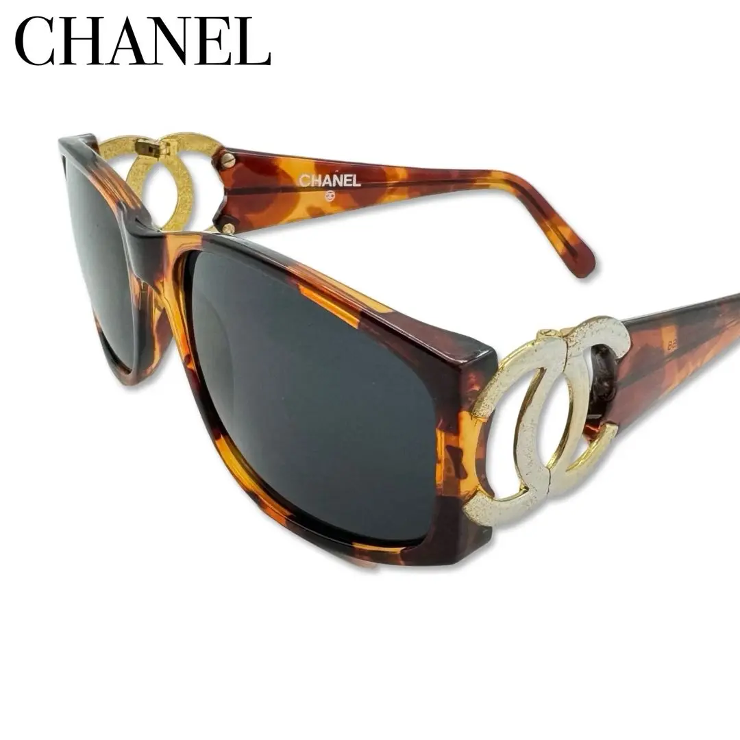 美品CHANEL シャネル 02466 26 ココマーク サングラス メガネ