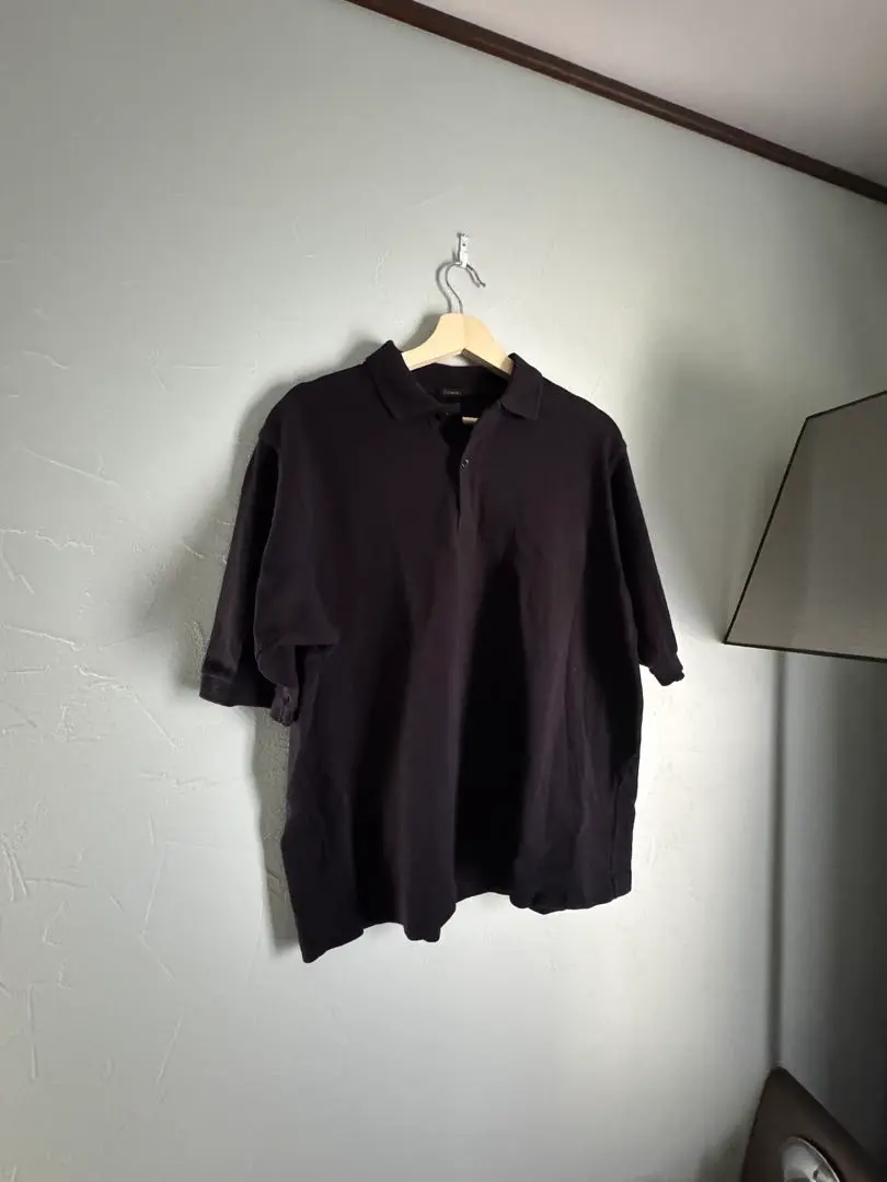 コモリ　comoli 20ss ポロシャツ　ホワイト　白　オーバーサイズ　L コモリ comoli 20ss ポロシャツ ホワイト 白 オーバーサイズ L