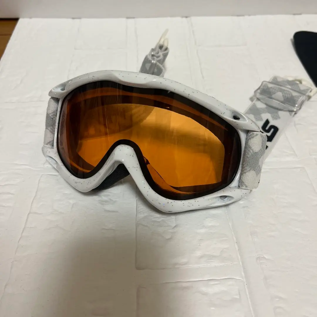 Thumbnail of SWANS Snow Goggles, White, with Storage Bag