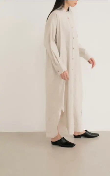 Thumbnail of Price reduced! Linen maxi shirt dress ★ yuw