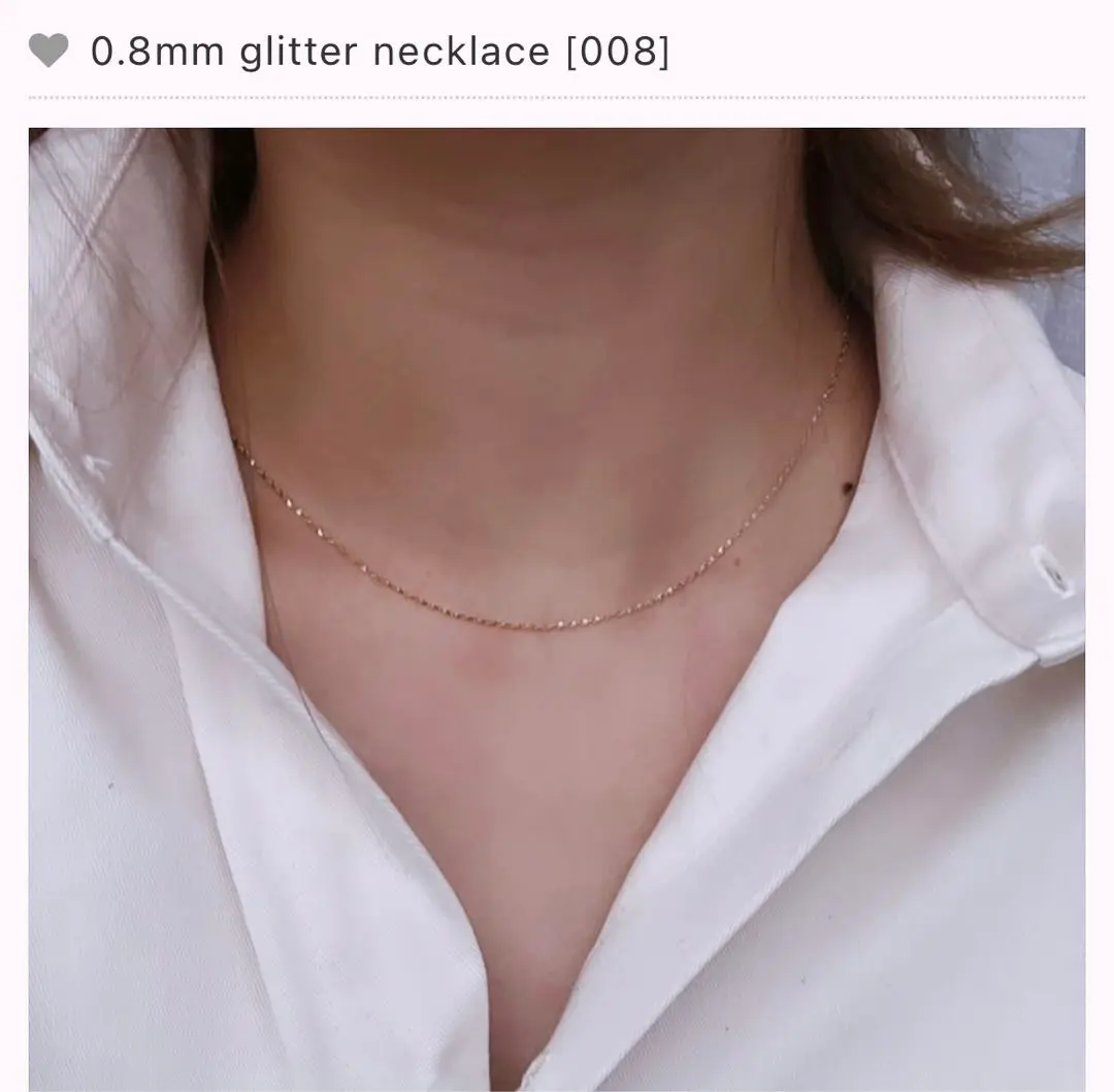 2025年最新】0.8mm glitter necklaceの人気アイテム - メルカリ