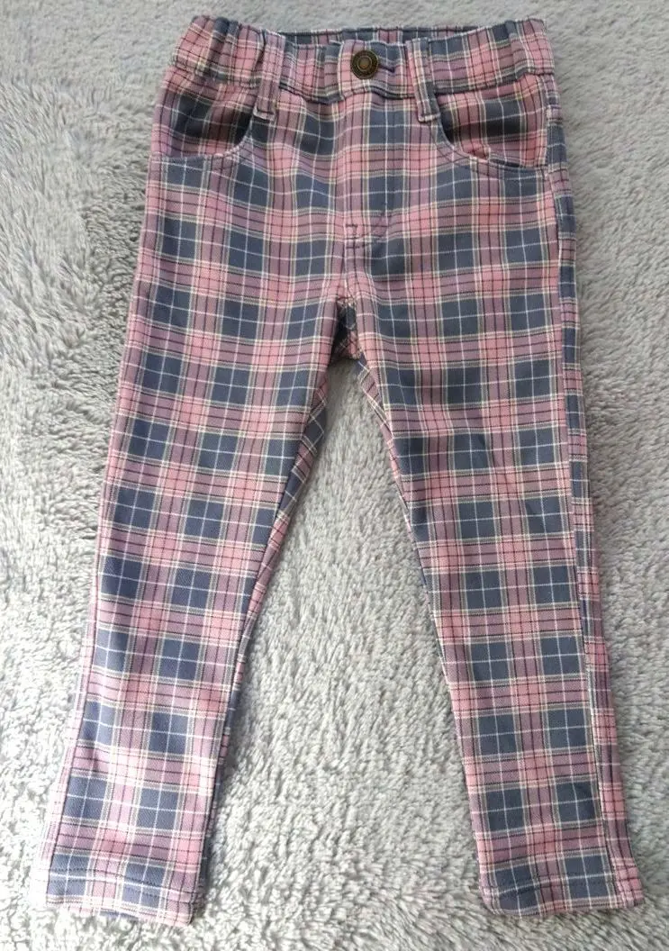 Thumbnail of New TOPVALU Checkered Pants 100cm