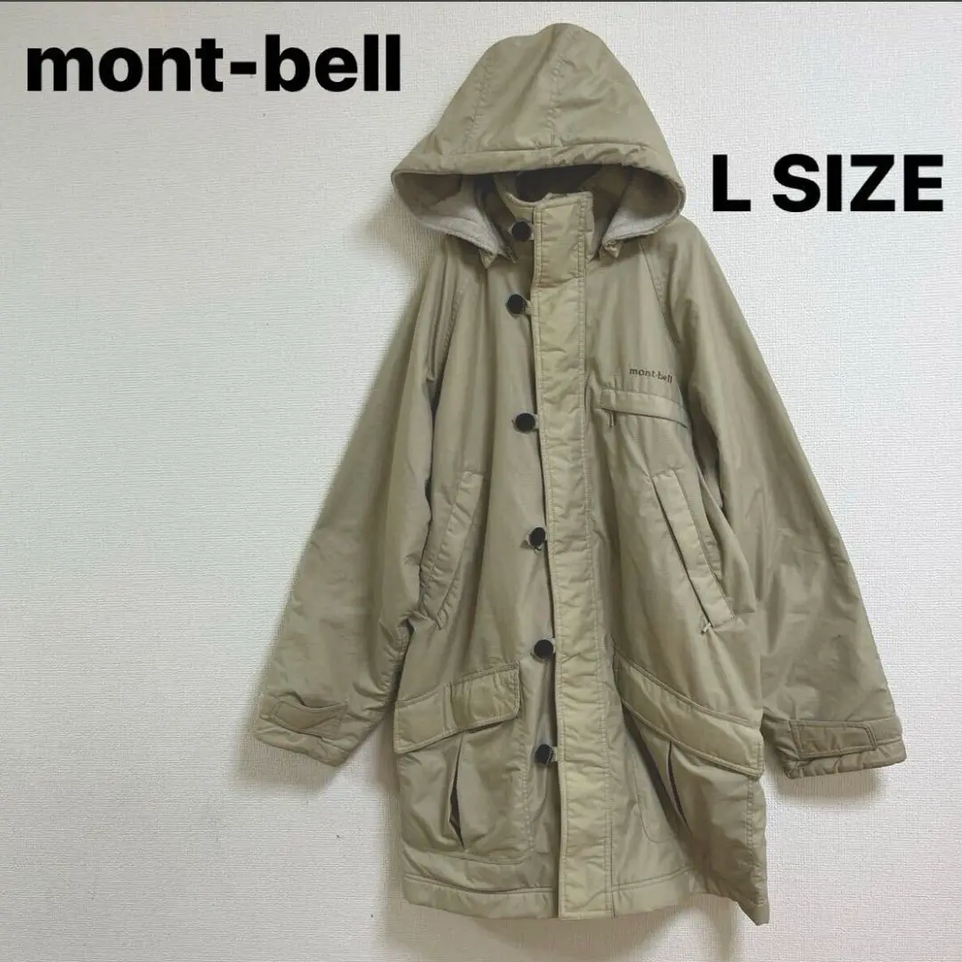 【希少美品✨】mont-bell モッズダウンコート ベージュ mont-bell モンベル ネージュダウン パーカ Baby's 80サイズ 90