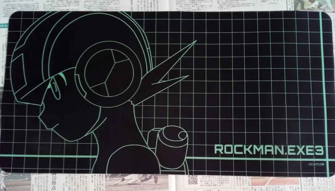 ロックマンエグゼ デスクマット 2種 カプくじオンライン on X: 