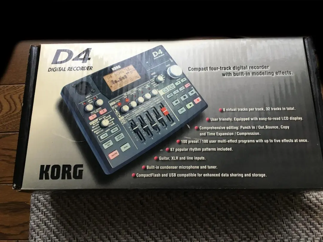 希少】KORG D4 マルチトラックレコーダー MTR純正アダプター付