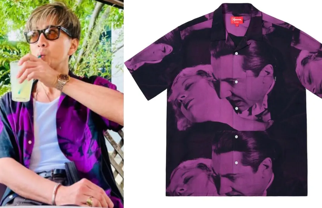 キムタク　私物　Supreme Bela Lugosi Rayon シャツ キムタク 私物 Supreme Bela Lugosi Rayon シャツ - メルカリ