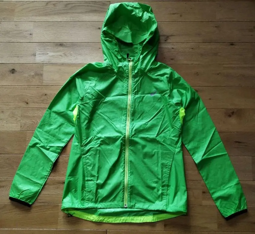 Thumbnail of ASICS Nylon Hoodie Ladies Fluorescent Green S