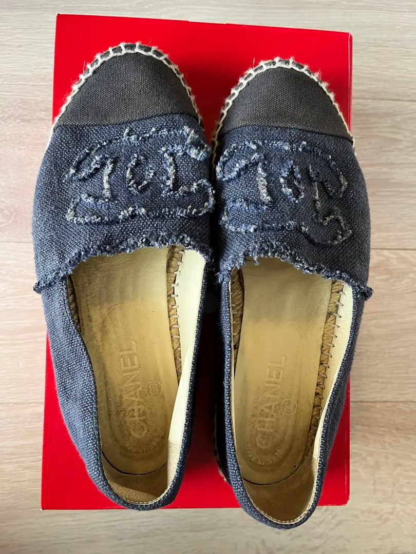 シャネルエスパドリーユ39 美品❣️ f02-1320_1.jpg