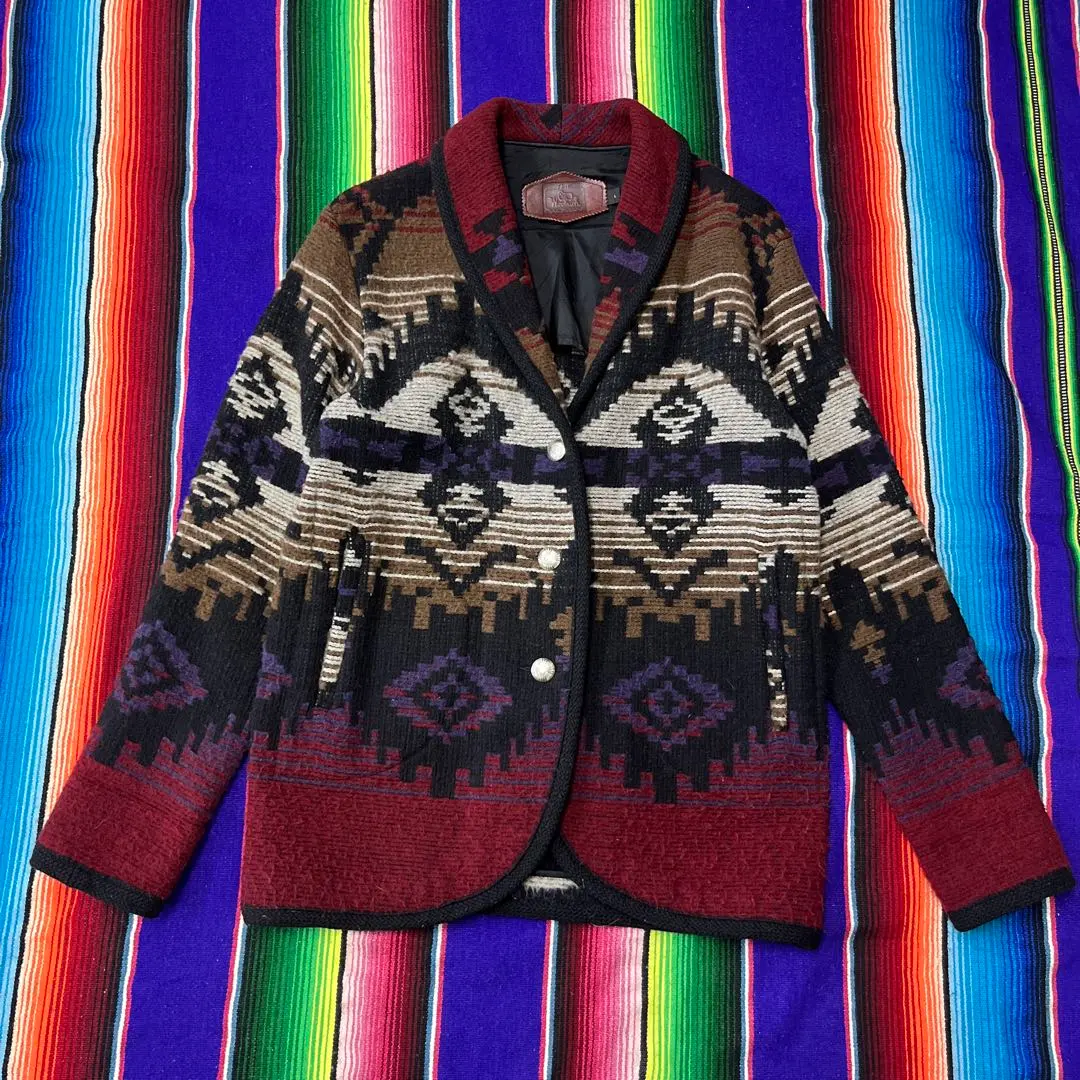 90年代 美國製 WOOLRICH 原住民風格外套 的縮圖
