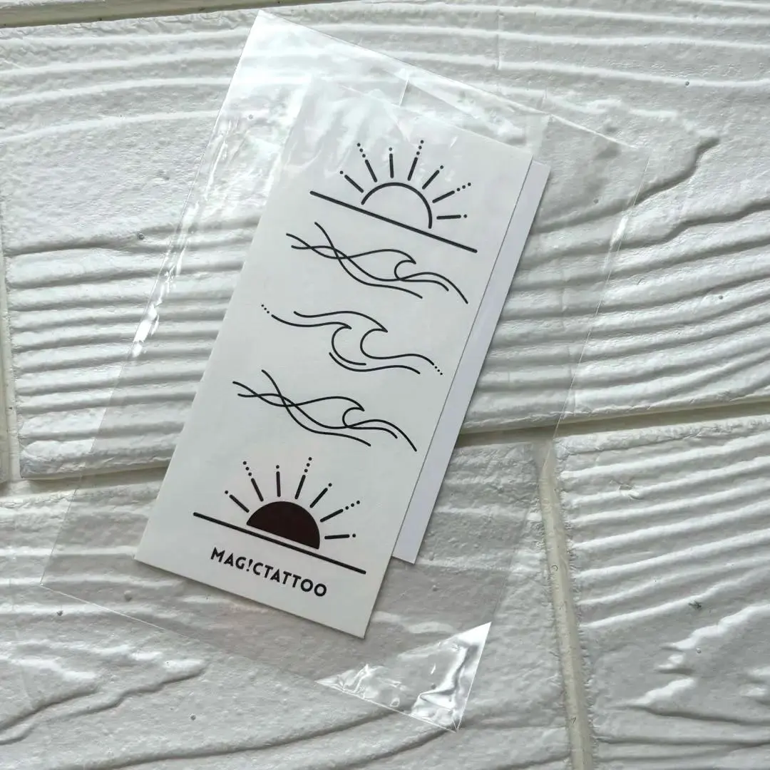 Thumbnail of ꕤ︎︎ Magic Tattoo Jagua Tattoo Seal - Tattoo Seal That Disappears in 2 Weeks - Wave