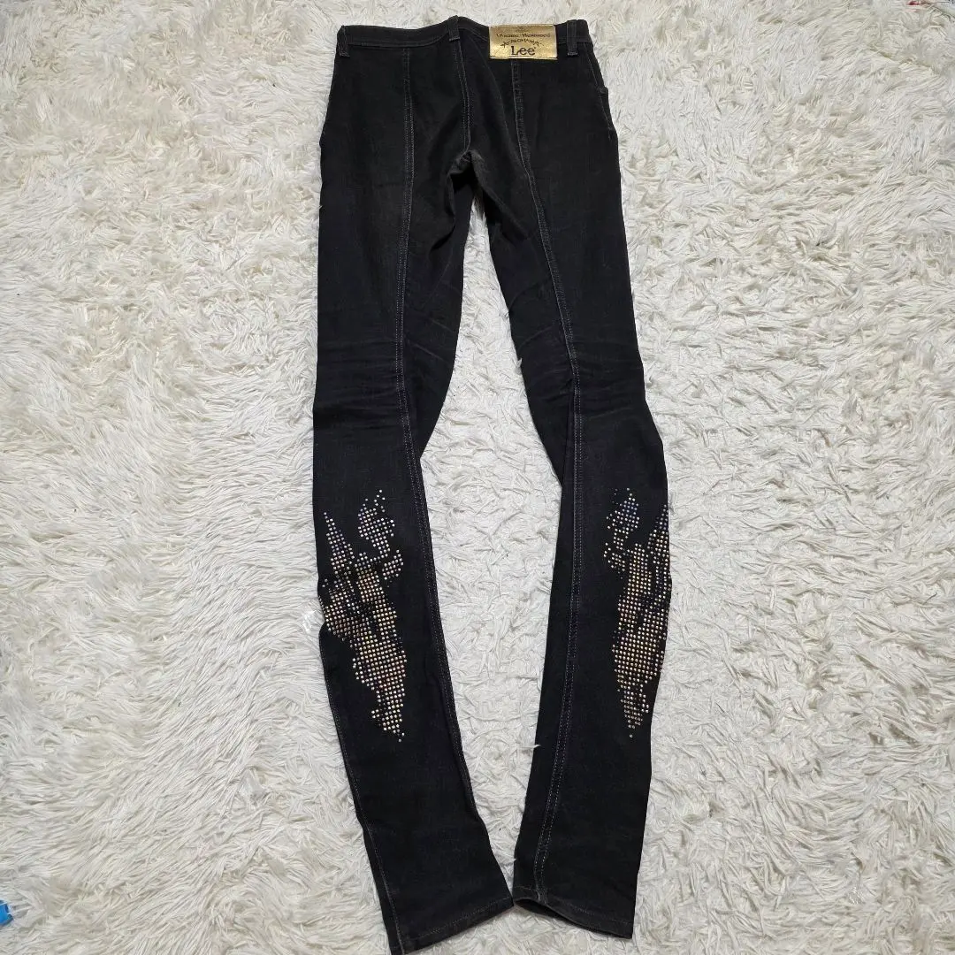 【美品】ヴィヴィアンウエストウッド× Lee ハーフパンツ ビッグオーブ y2k 美品】ヴィヴィアンウエストウッド× Lee ハーフパンツ ビッグ