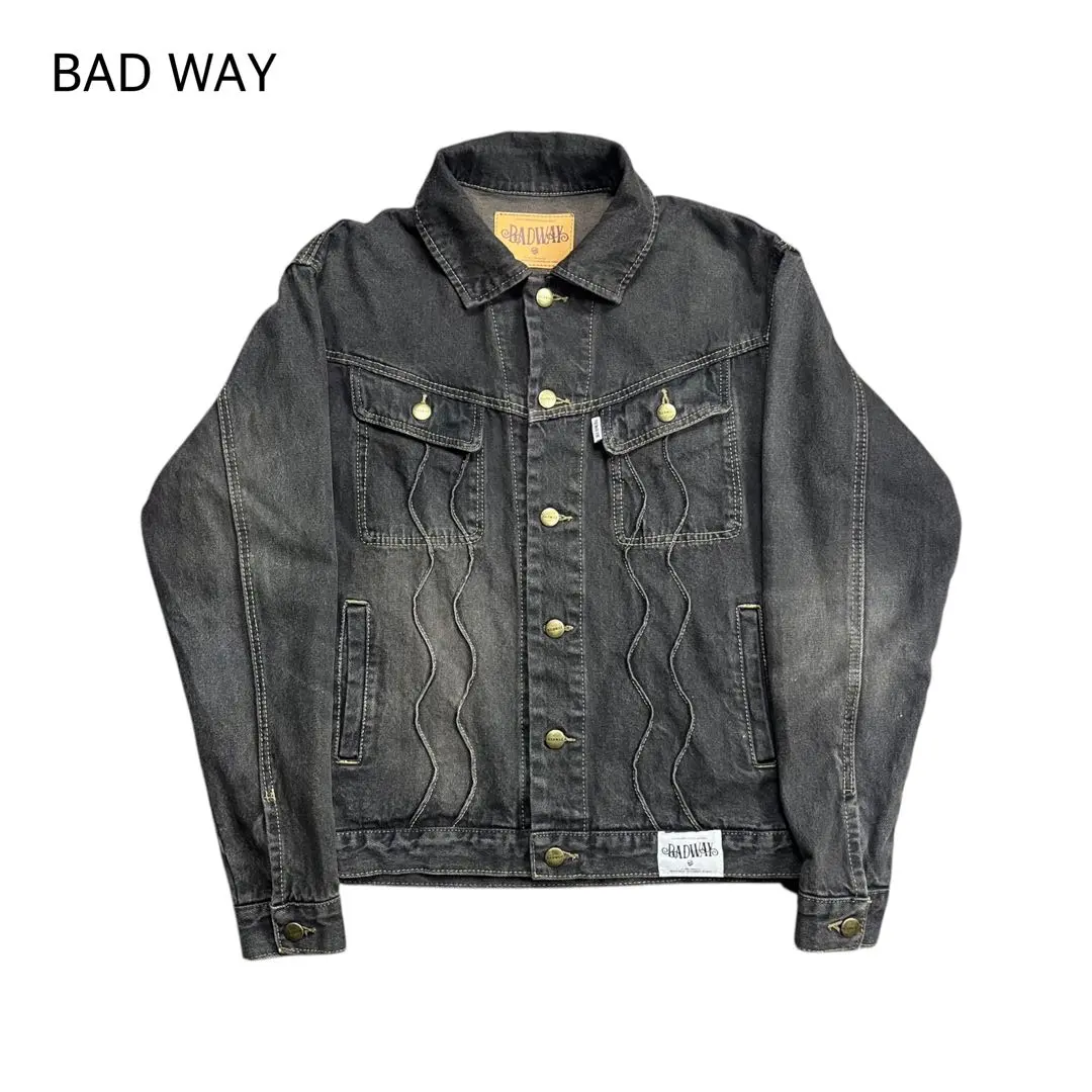 Badway Wave classic denim jacketデニムジャケット Wave classic denim jacket – YZ