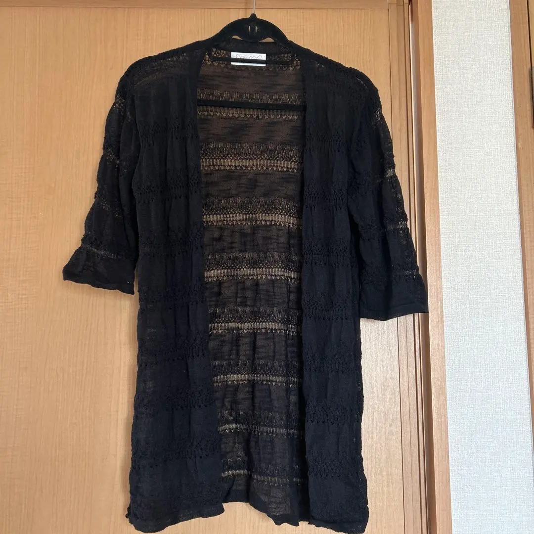 Thumbnail of Women's Lace Cardigan, Black