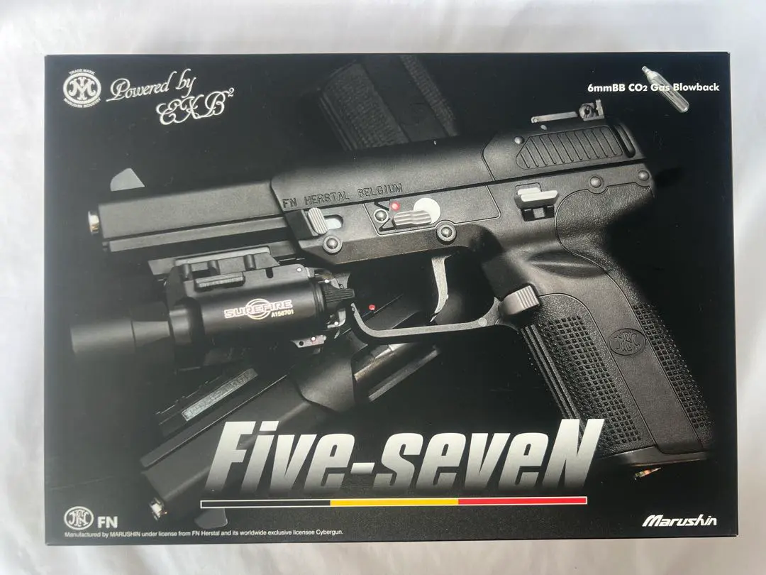マルシンFive-Seven ver.2真鍮ピストン仕様 ブラックCO2本体 マルシン] FN 5-7 ファイブセブン EXB2 真鍮ピストン仕様 Ver.2