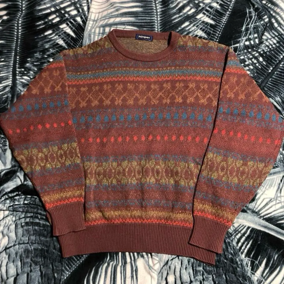 90年代 古董 YSL 聖羅蘭 低針織 針織衫 典藏 的縮圖