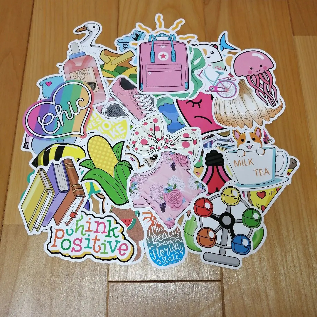 Thumbnail of Anonymous Delivery⭐ Sticker Set - Cute Waterproof Stickers, 50 Pieces