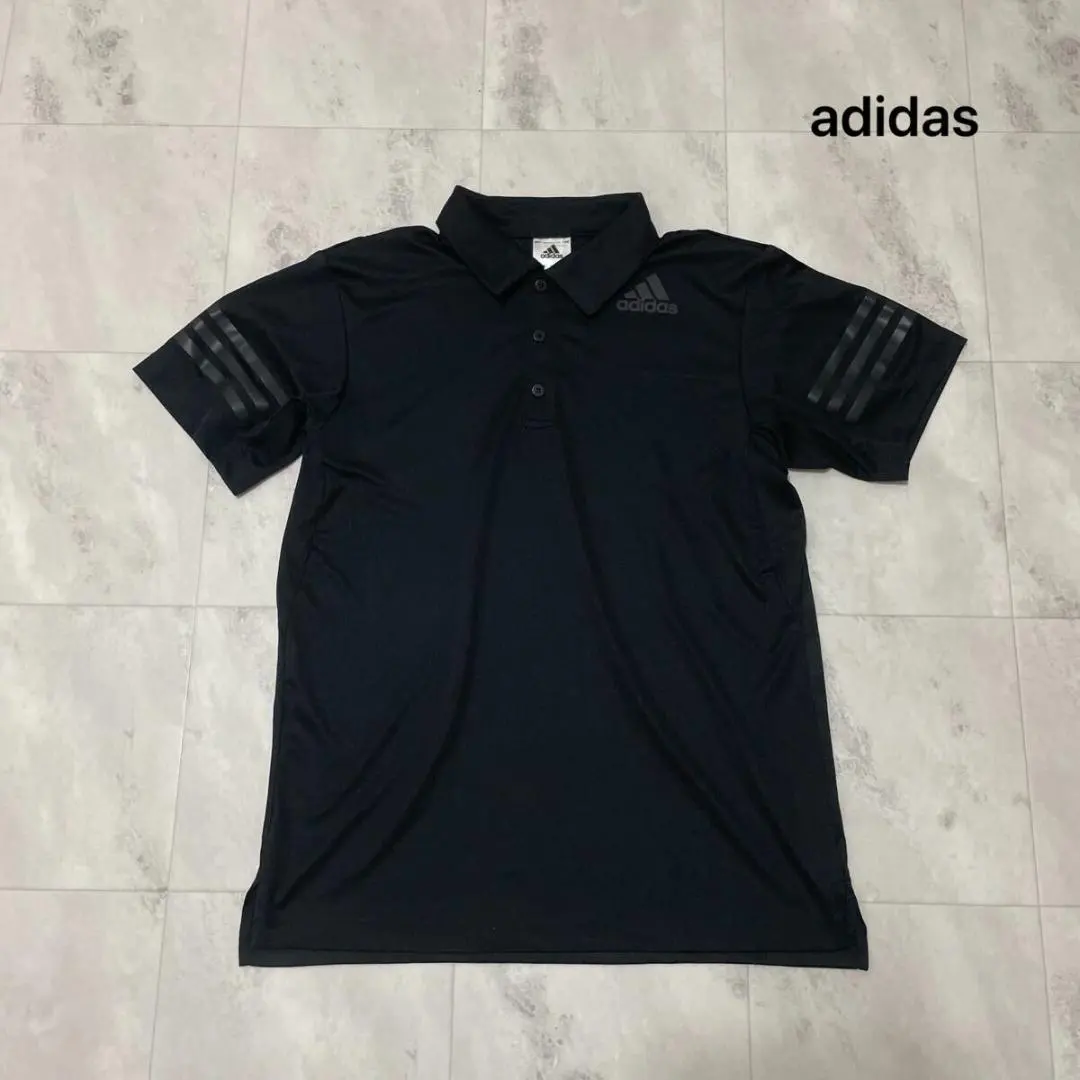 Thumbnail of Adidas Polo Shirt Short Sleeve Dry Shirt Printed Logo Sports Training