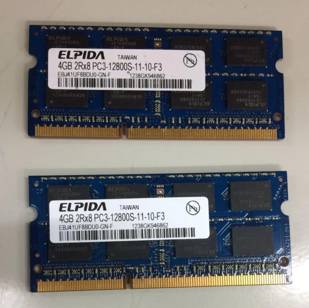 【tokka】ノート用メモリ ELPIDA DRAM 8GBの2枚セット16GB 2025年最新】エルピーダ メモリーの人気アイテム - メルカリ