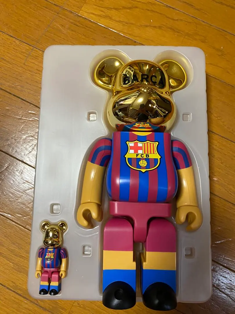 BE@RBRICK - BE@RBRICK FCB バルセロナ ホーム &amp; アウェイ 2体セット BE@RBRICK - BE@RBRICK FCB バルセロナ ホーム & アウェイ 2体
