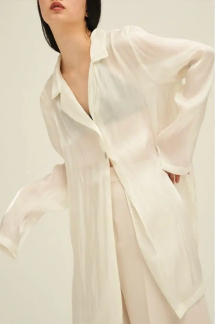 ENOF（イナフ）の「sheer jacket（シャツ/ブラウス）」 - WEAR