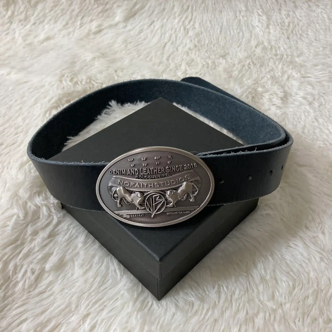 EIFEL HANDMADE LEATHER BELT WITH CUSTOM BOX – NO/FAITH STUDIOS