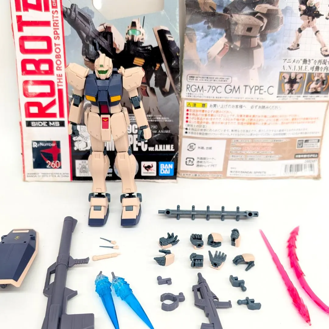 【中古美品】ロボット魂 RGM-79C ジム改 ver. A.N.I.M.E. ROBOT魂 ＜SIDE MS＞ RGM-79C ジム改 ver. A.N.I.M.E. | 魂ウェブ