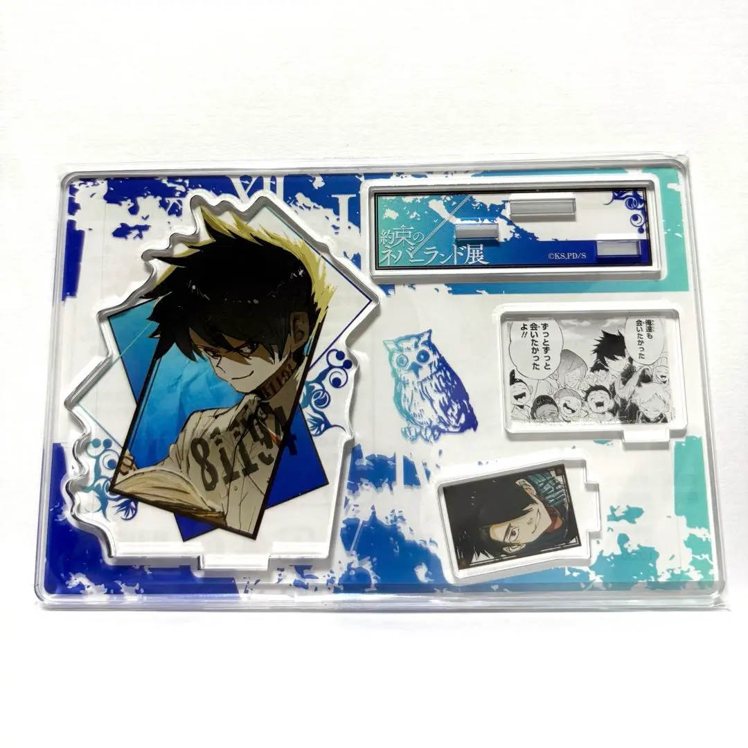 約束のネバーランド ノーマン 約ネバ展 缶バッジ アクリルスタンド 約束のネバーランド POPUP SHOP」が東京アニメセンターで開催