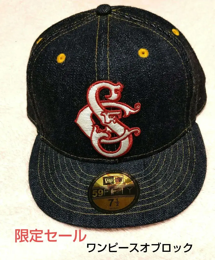 One Piece Of Rock × NEW ERA 大戦デニム キャップ