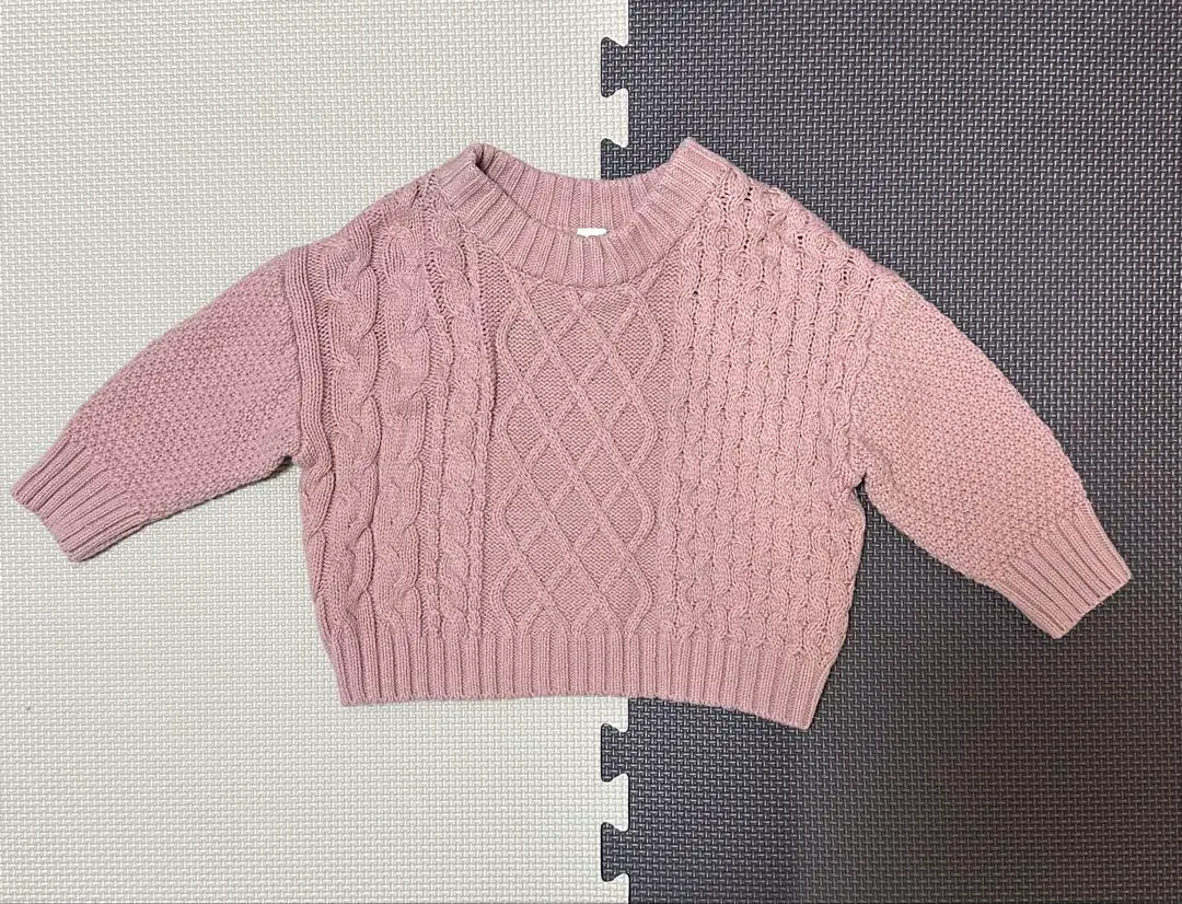Thumbnail of After School Cable Knit Sweater 80 Pink