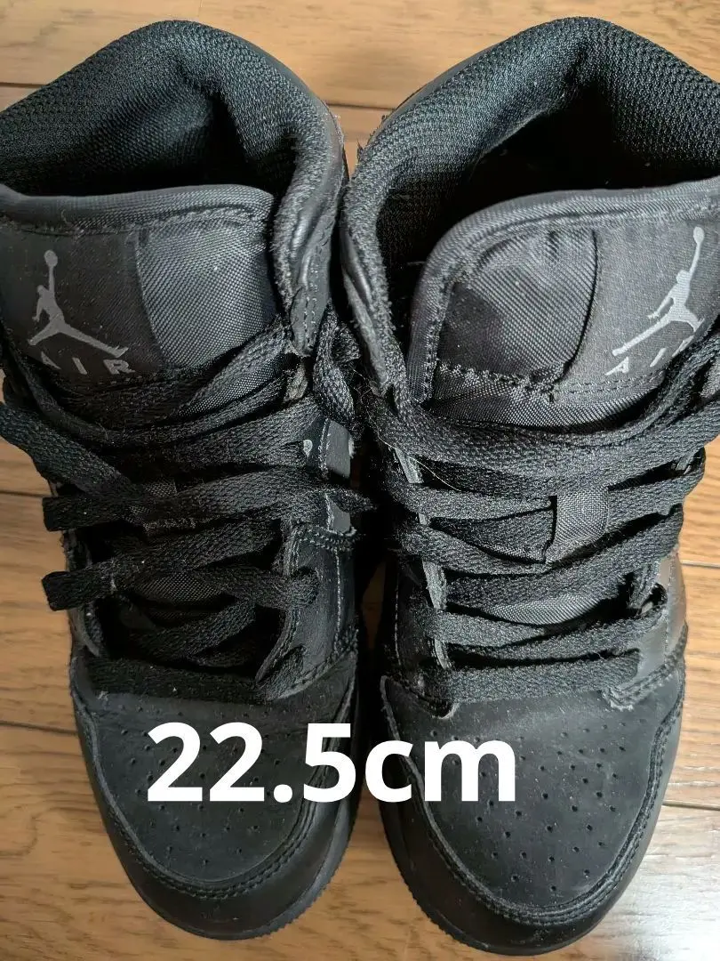 Thumbnail of 【Anonymous Delivery】 Nike Air Jordan Black High-cut 22.5cm