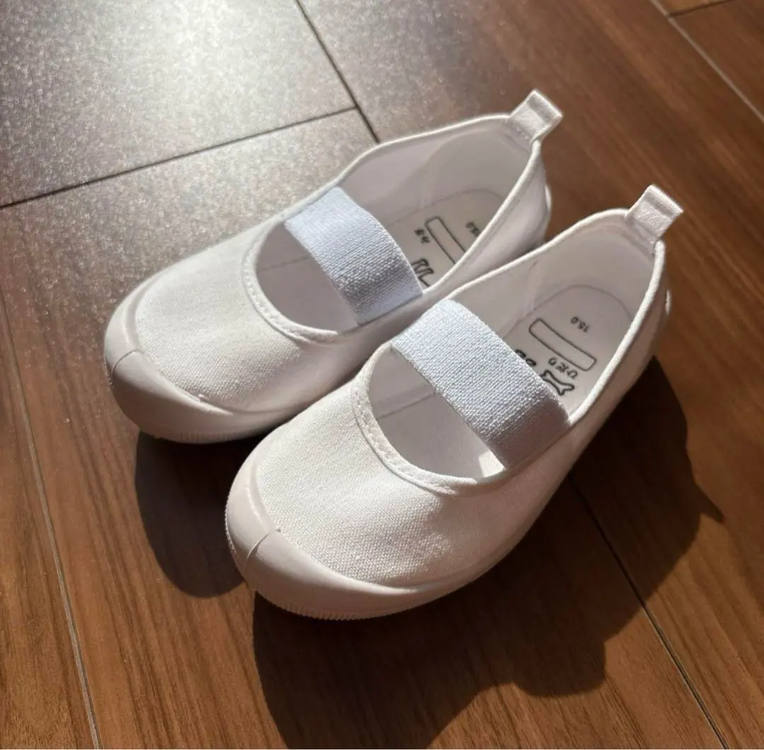 Thumbnail of White strap shoes 15.0cm