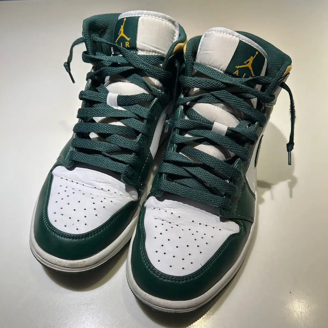 シューズ(男性用) Nike JORDAN 1 MID SEATTLE SUPERSONICS Buy Air Jordan 1 Mid 'Sonics' - 554724 307 | GOAT