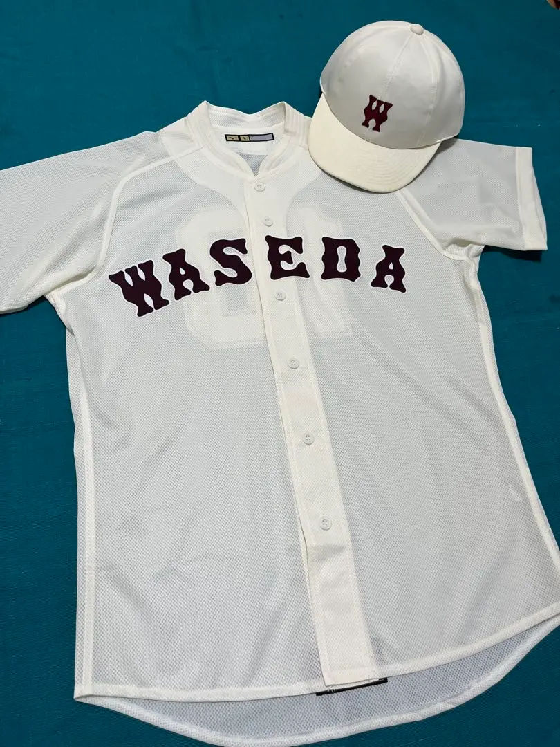 【背番号10／キャプテン】早稲田大学 野球部 ユニフォーム Lサイズ 日本製 2025年最新】早稲田 野球 ユニフォームの人気アイテム - メルカリ