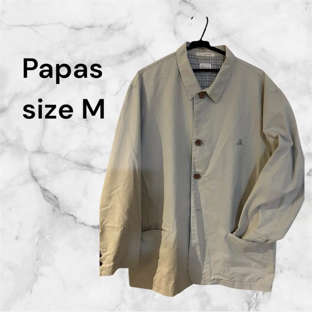 Thumbnail of Papas Jacket Blouson Check Lining M Size