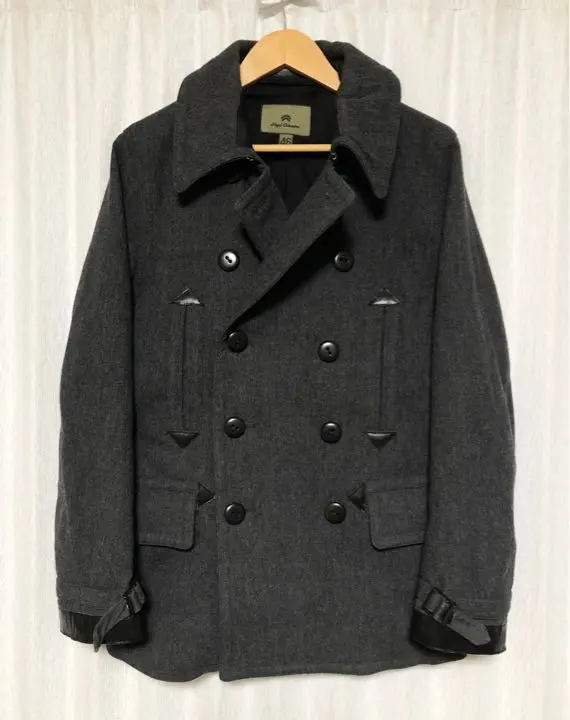 希少☆ Nigel Cabourn ピーコート ダブル ミリタリー 46 カーキ