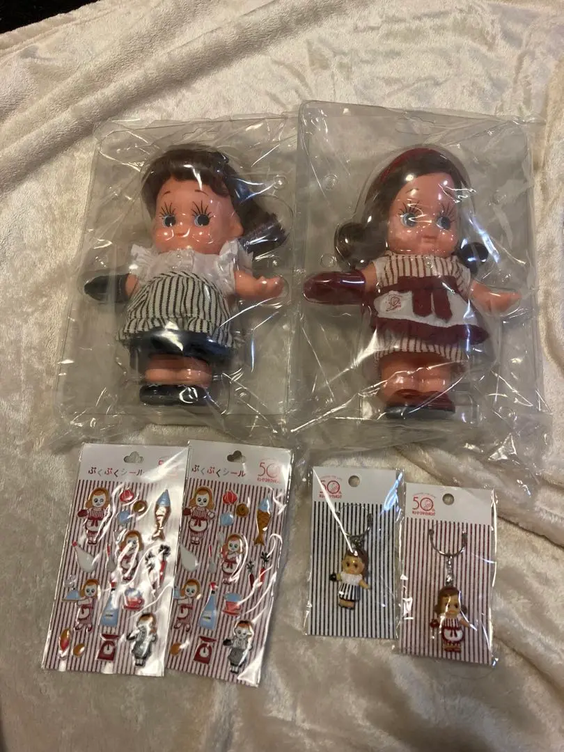新品・未開封キューピー人形&キーホルダー＆コースター50周年記念 新品・未開封キューピー人形&キーホルダー＆コースター50周年記念