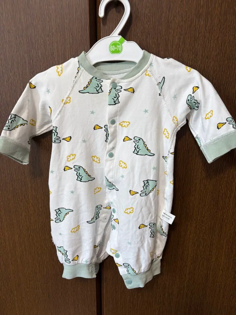 Thumbnail of Dinosaur Pattern Rompers, Set of 2