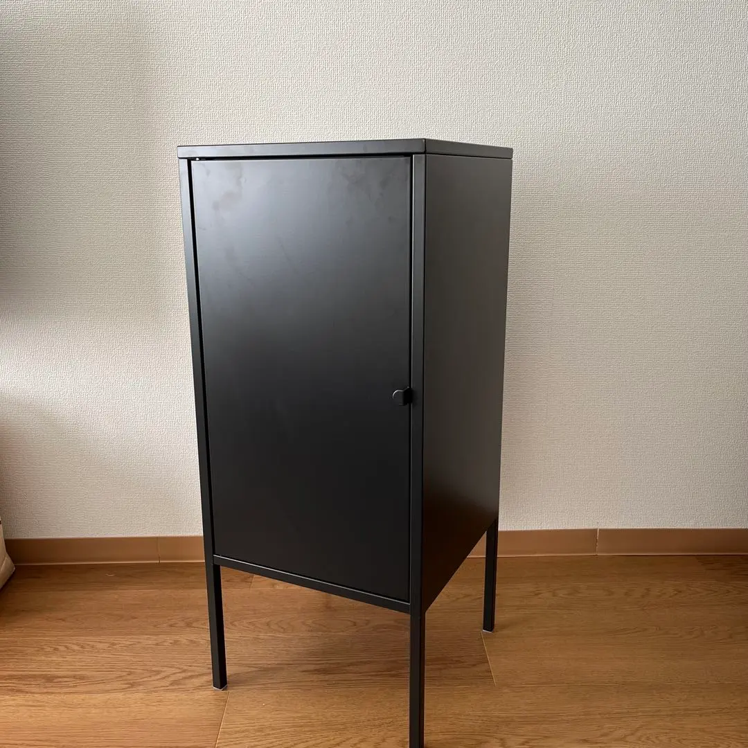 廃盤品　イケアリックスフルトブルーキャビネット（足無し）　希少品LIXHULT IKEA イケア LIXHULT リックスフルト キャビネット ブルー 希少