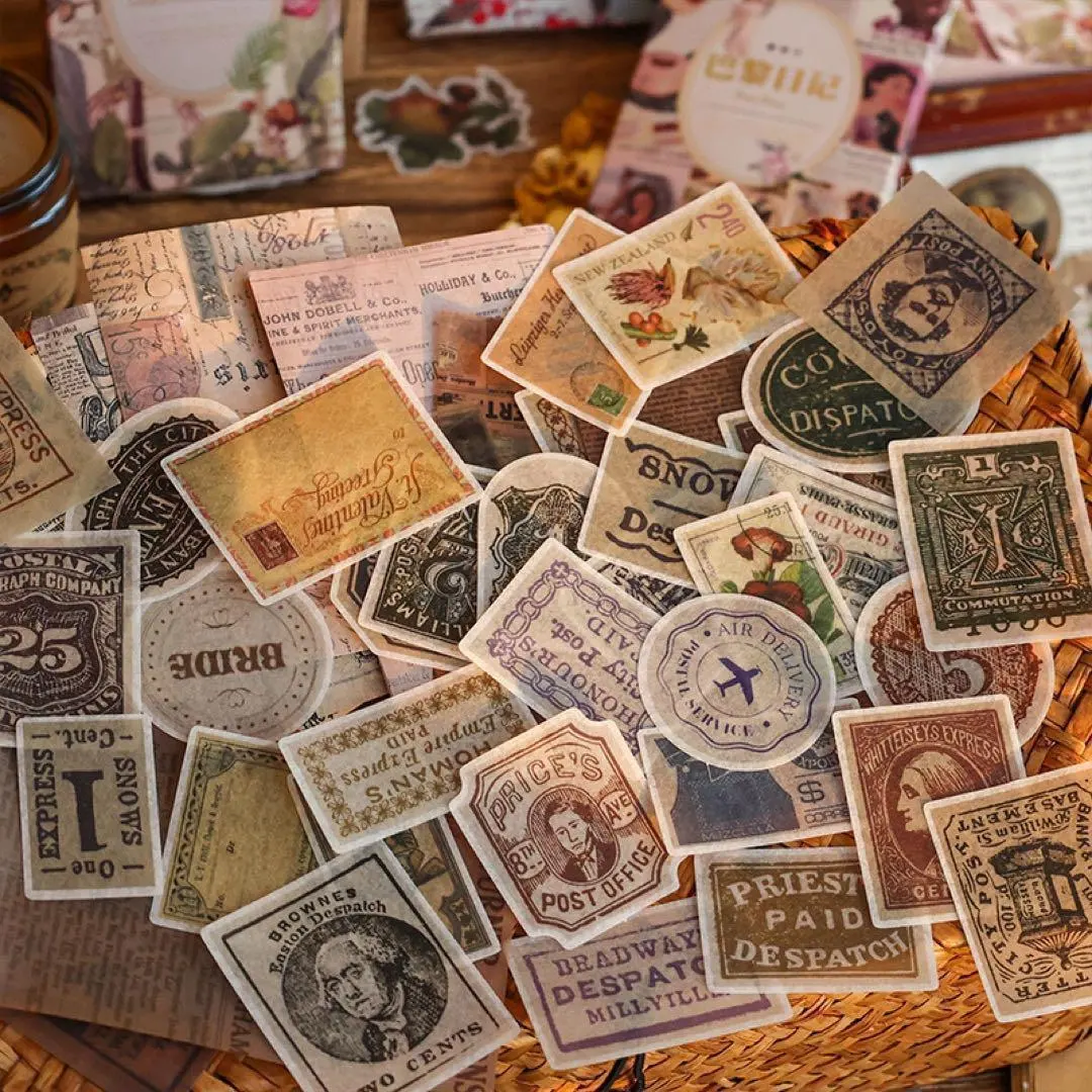 Thumbnail of [330 Sheets] Antique Design Paper, Paper Material, Collage Material, Planner Material